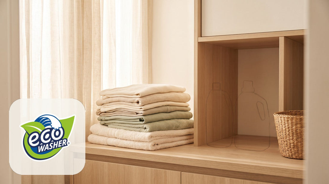 Apartment laundry nook for EcoWasher SE detergent-free renters