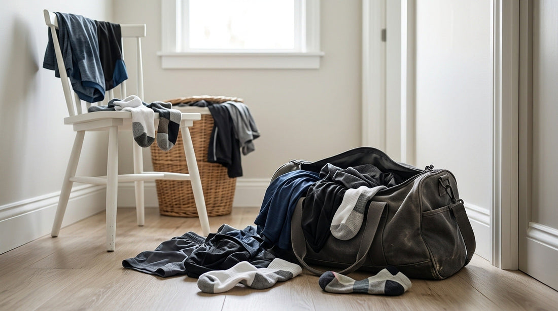 Gym clothes that still smell — athletic wear laundry without detergent odor trap