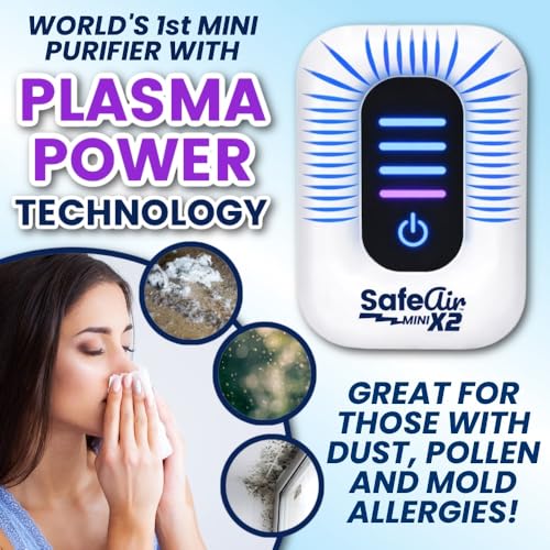 SafeAir™ Mini X2 — Portable Plasma Air Purifier