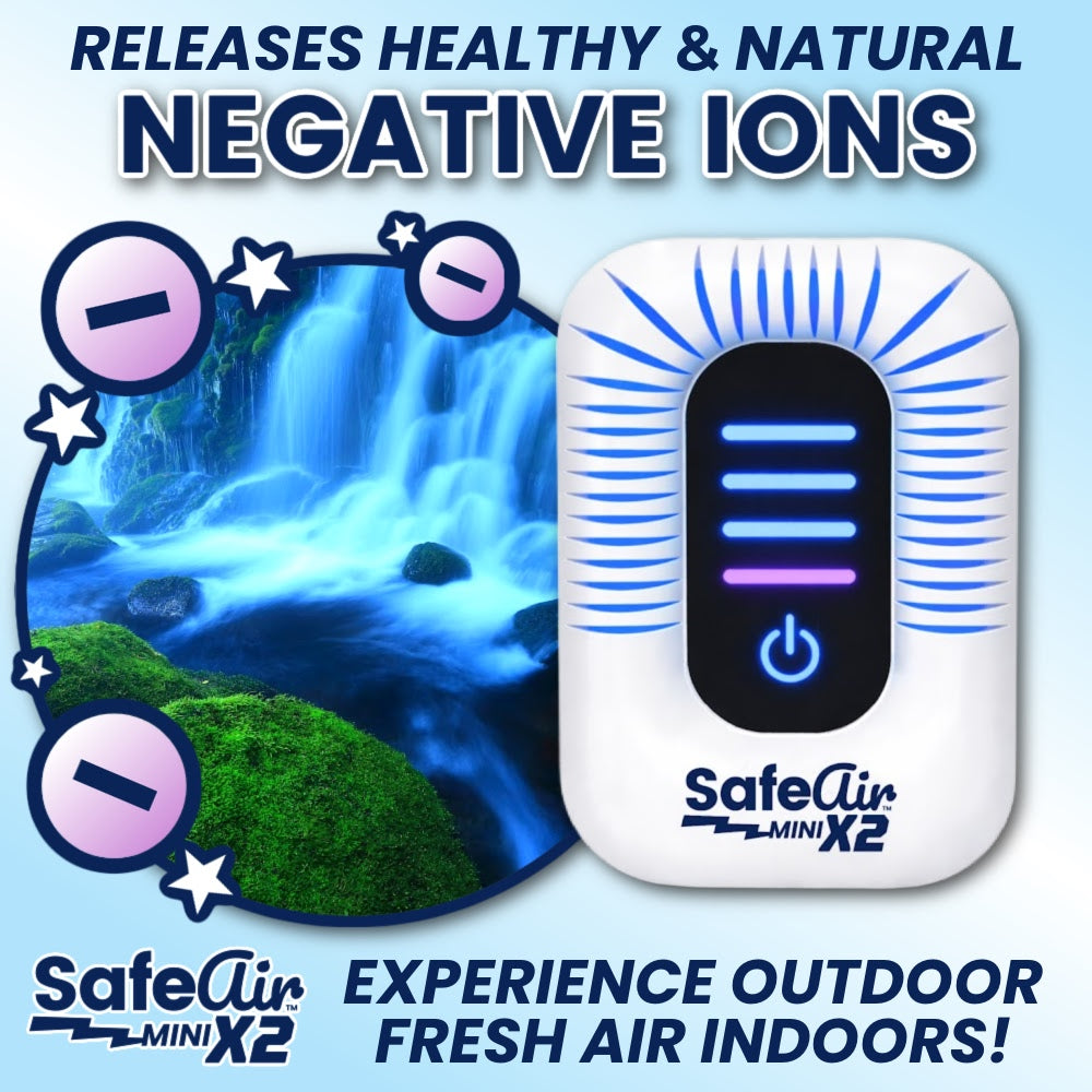 SafeAir™ Mini X2 — Portable Plasma Air Purifier